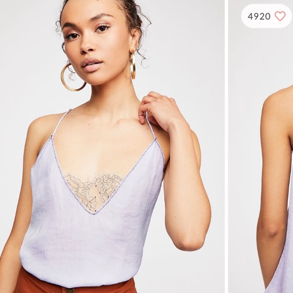 Intimately Free People Deep V Bandeau Cami